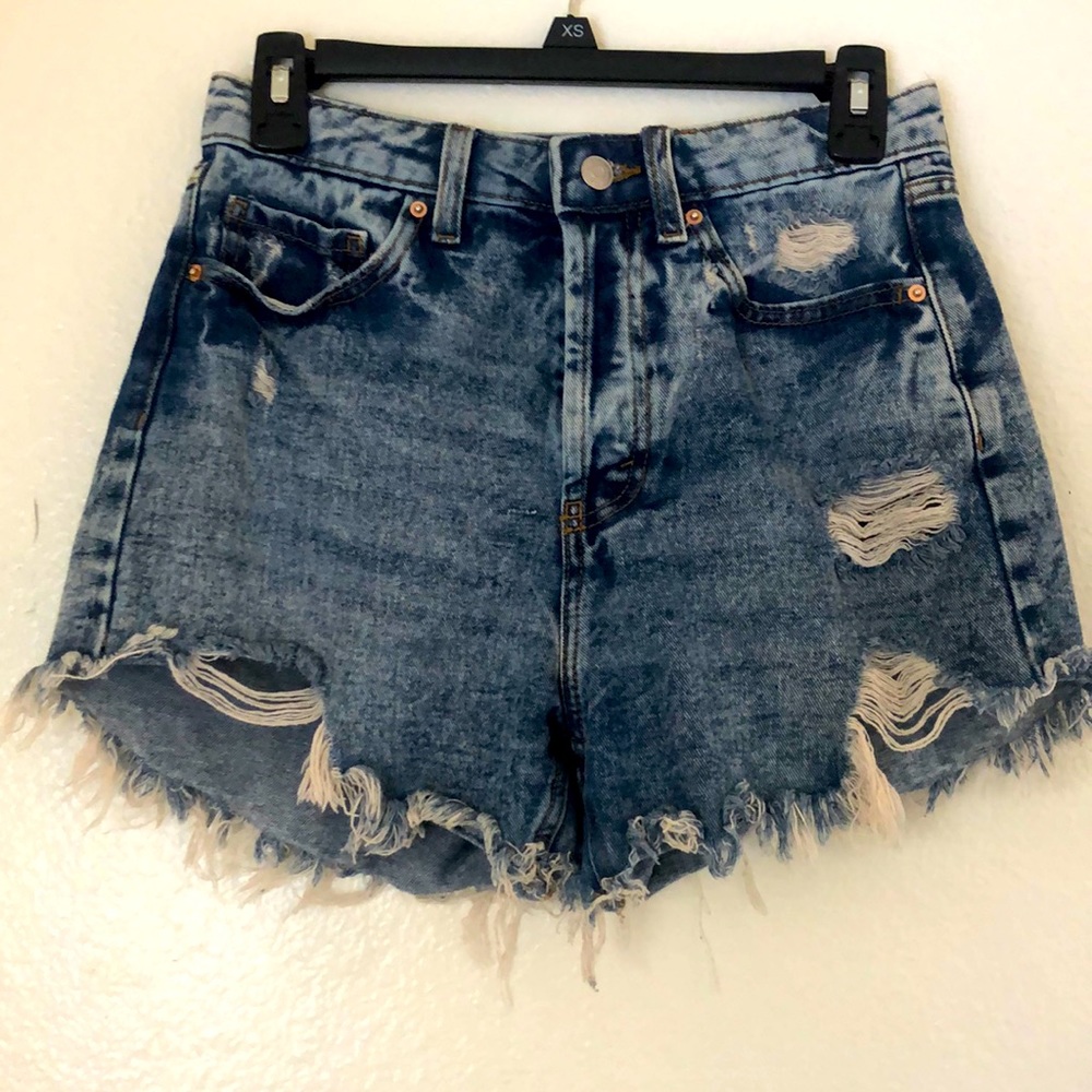 Target High Rise Jean Shorts